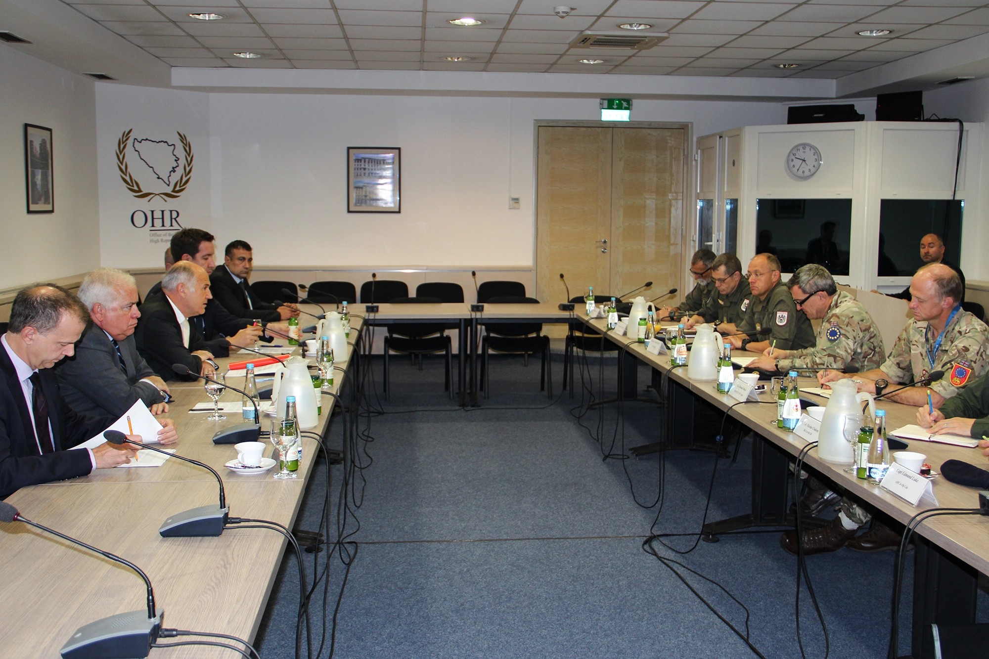 HR Inzko meets EUFOR delegation