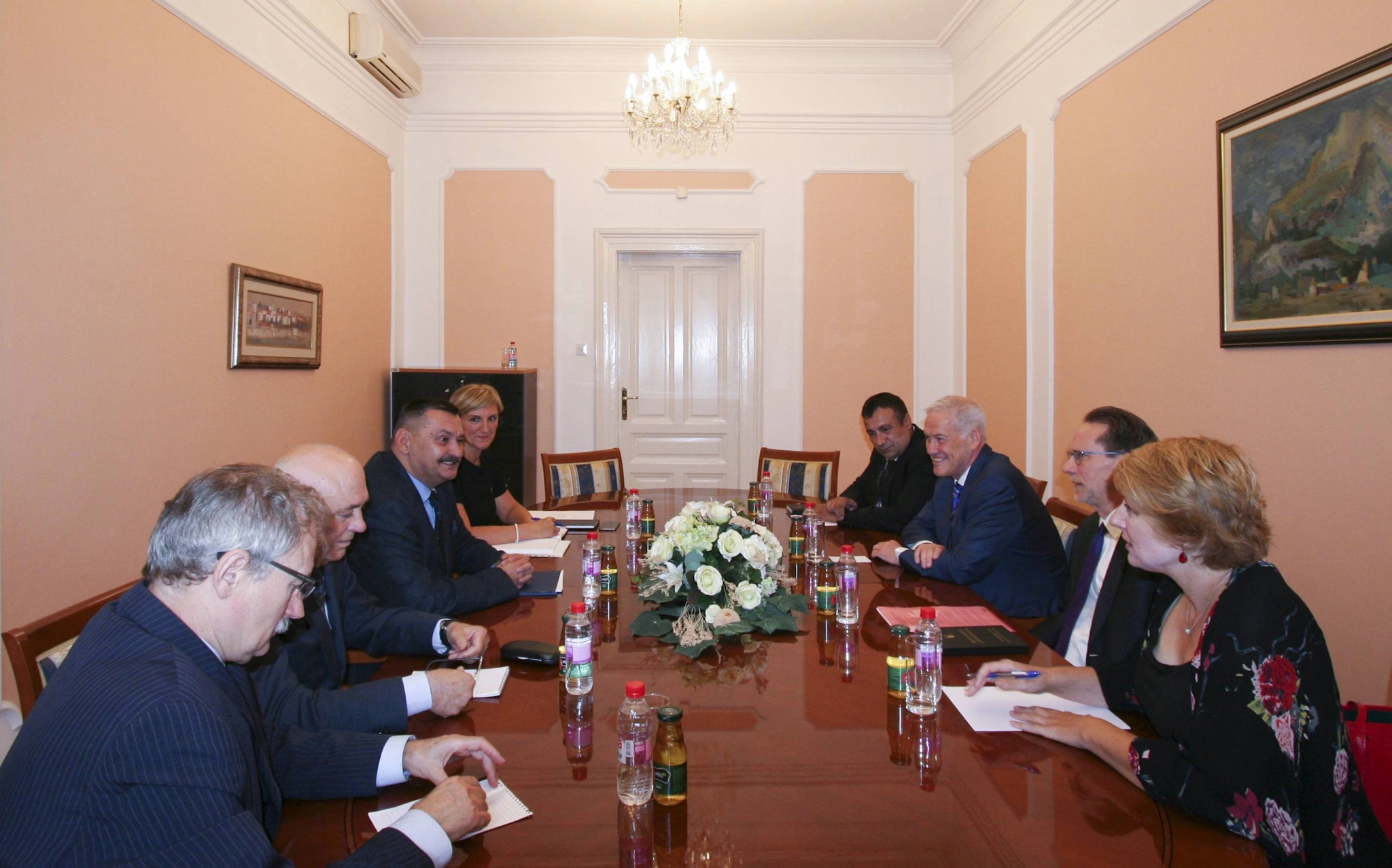 Presiding Arbitrator of the Arbitral Tribunal for Brčko Ambassador Clint Williamson and the PDHR and Brcko Supervisor Michael Scanlan visited Constitutional Court of BiH