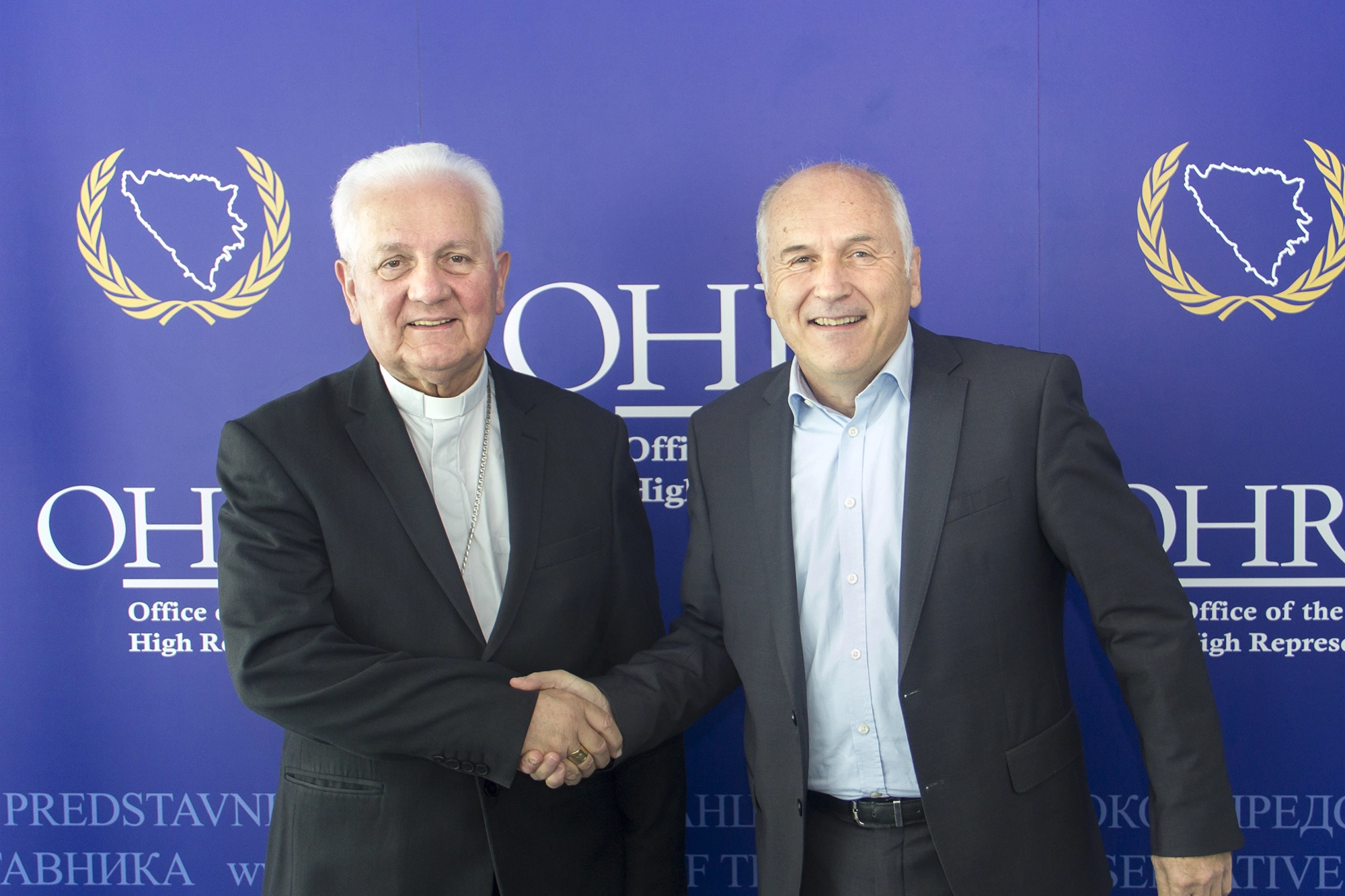 HR Inzko meets Bishop Komarica