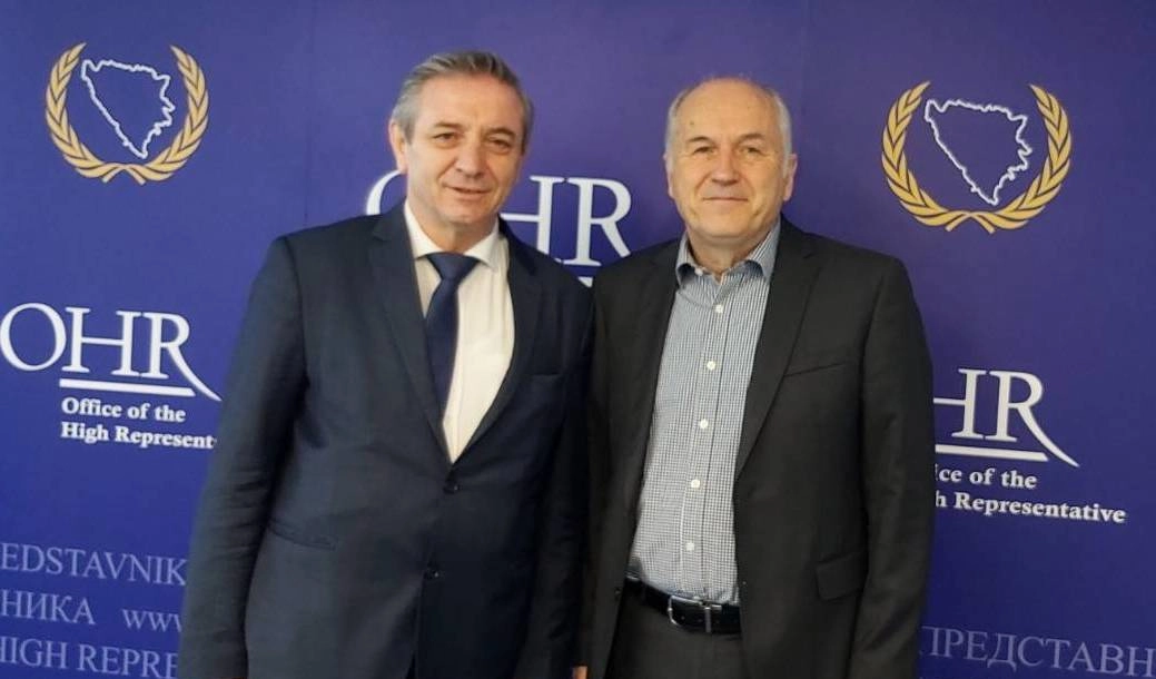 High Representative Valentin Inzko met with H.E. Mr. Ekrem Abibi, Ambassador of North Macedonia