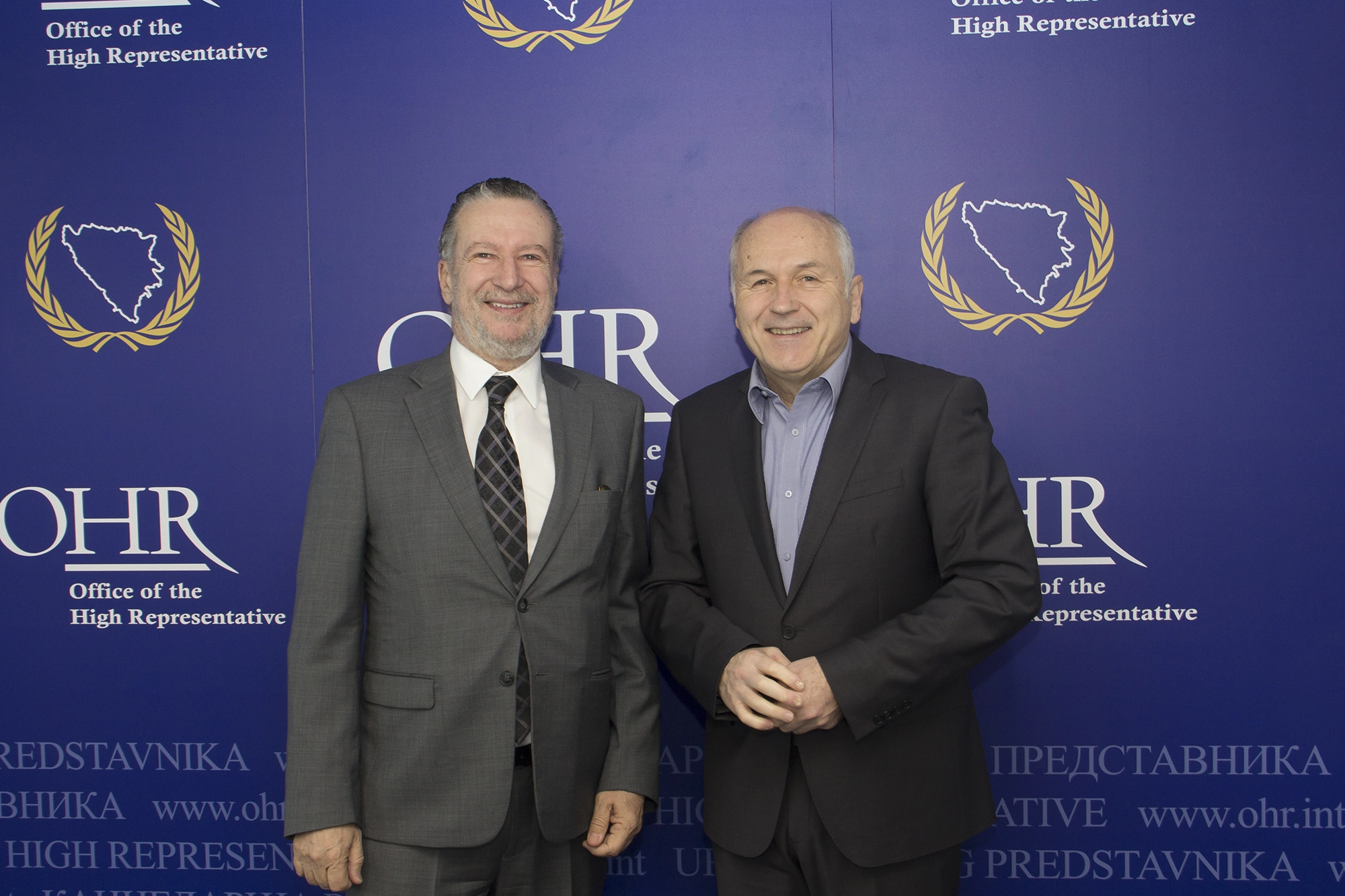 High Representative Valentin Inzko met with H.E. Mr. Lineu Pupo De Paula, Ambassador of Brazil