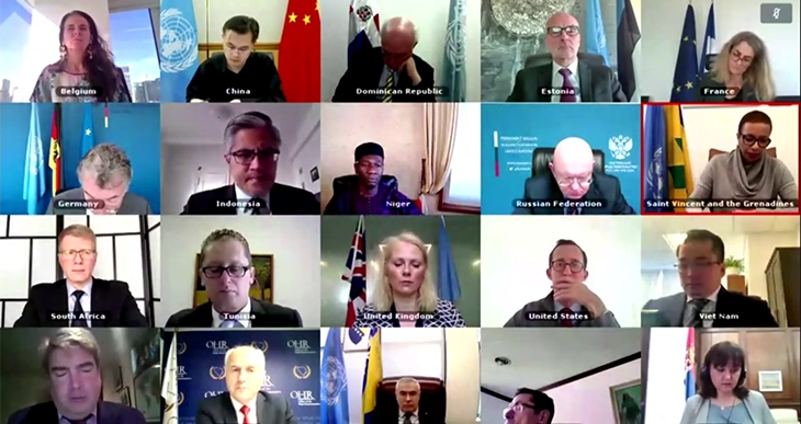 Remarks by High Representative Valentin Inzko  to the United Nations Security Council