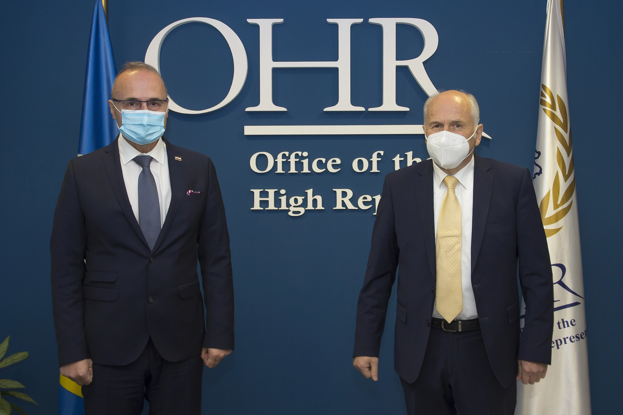 High Representative meets Croatian Foreign Minister Grlić Radman