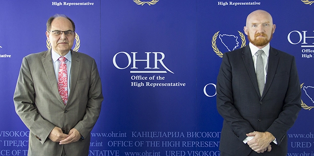 High Representative meets ambassadors of UK and Switzerland