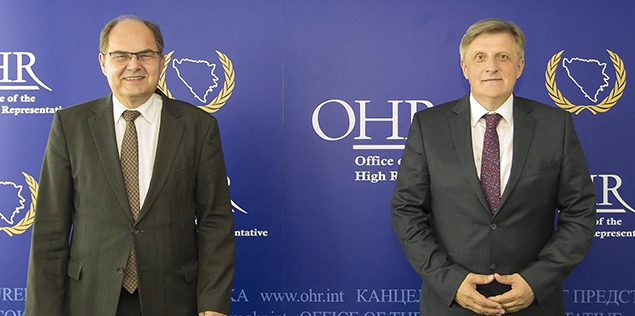 HR Schmidt underscores importance of BiH Central Bank for stability and development
