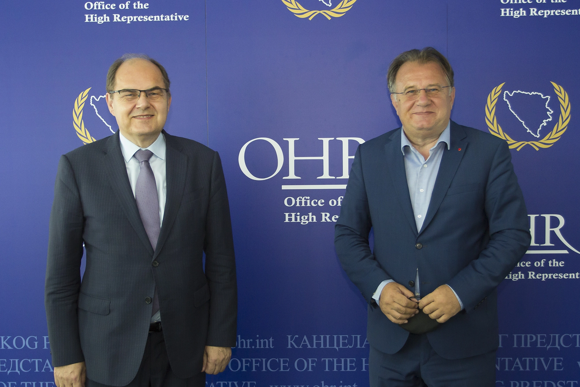 High Representative Schmidt meets SDP BiH President Nermin Nikšić