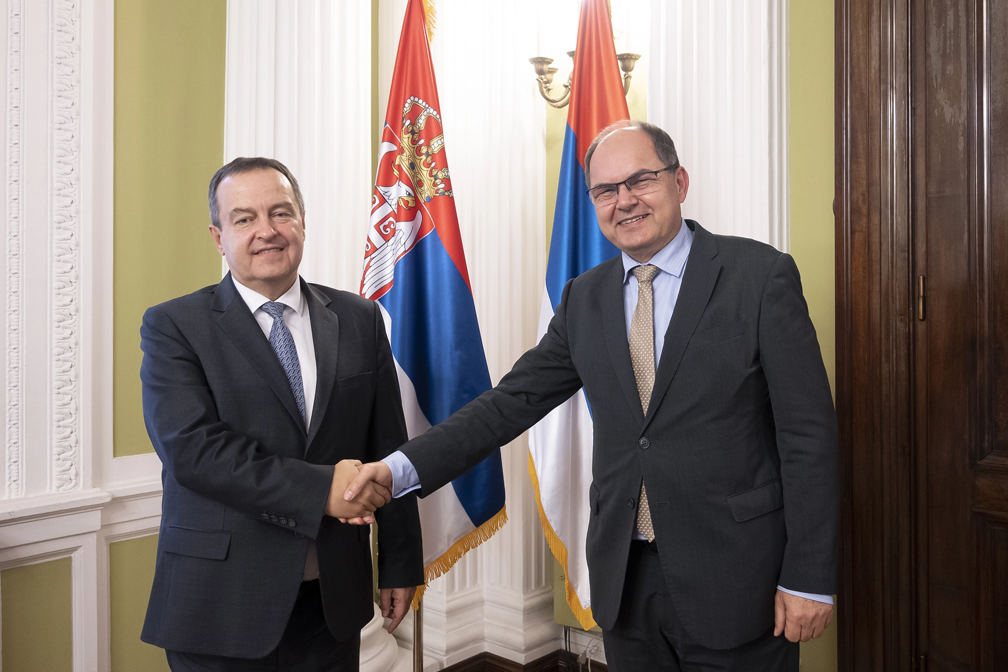 High Representative Schmidt meets Serbian National Assembly Speaker Dačić