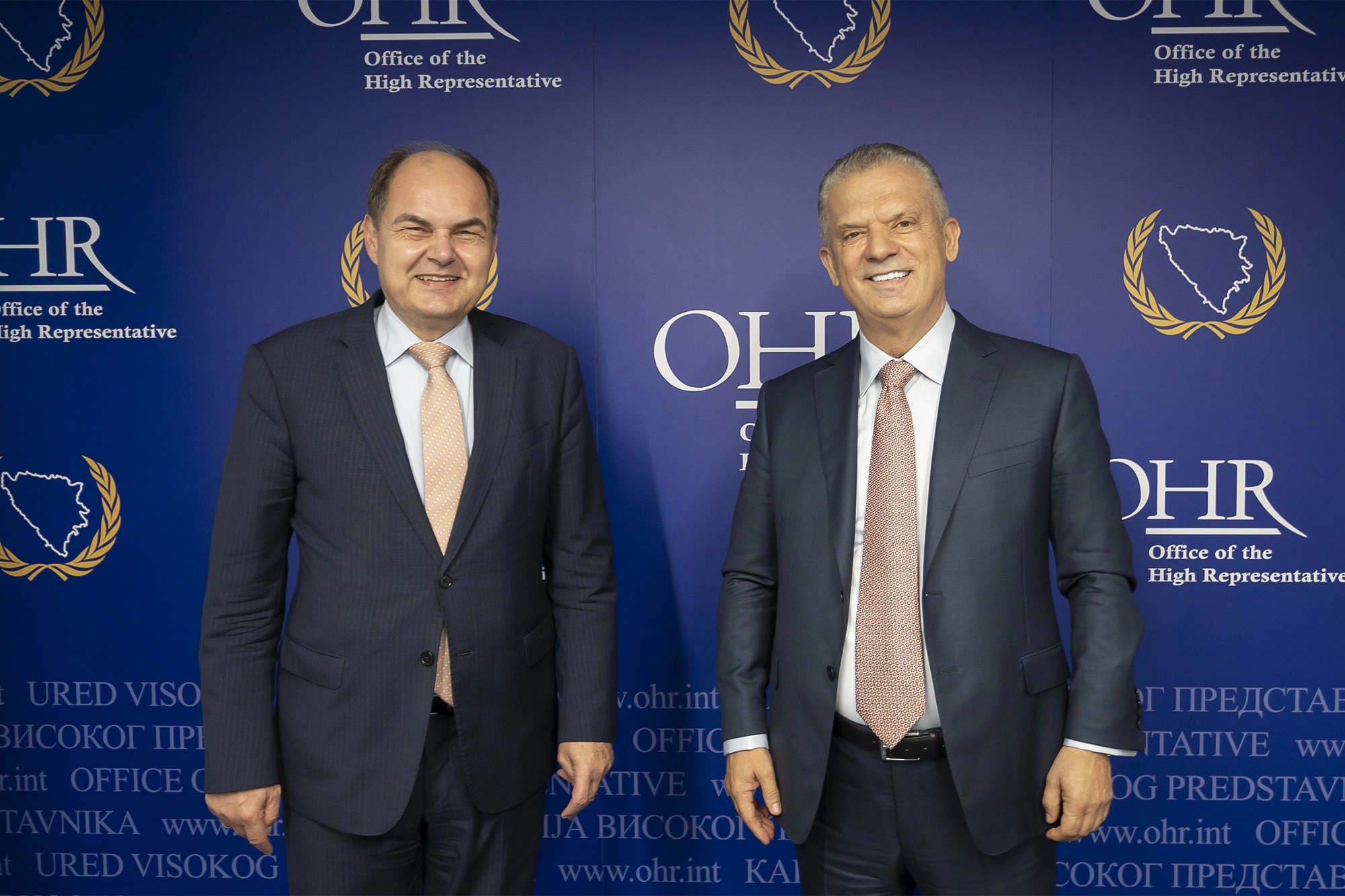 High Representative Schmidt meets SBB President Fahrudin Radoncic