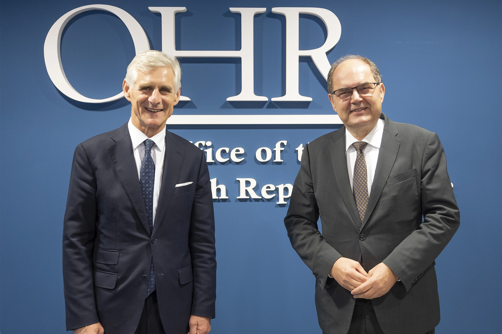 High Representative Schmidt meets  Austrian Foreign Minister Linhart