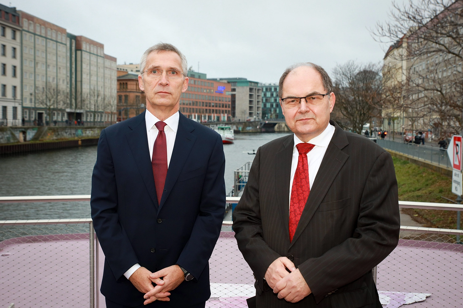 HR Schmidt Meets NATO Secretary General Stoltenberg