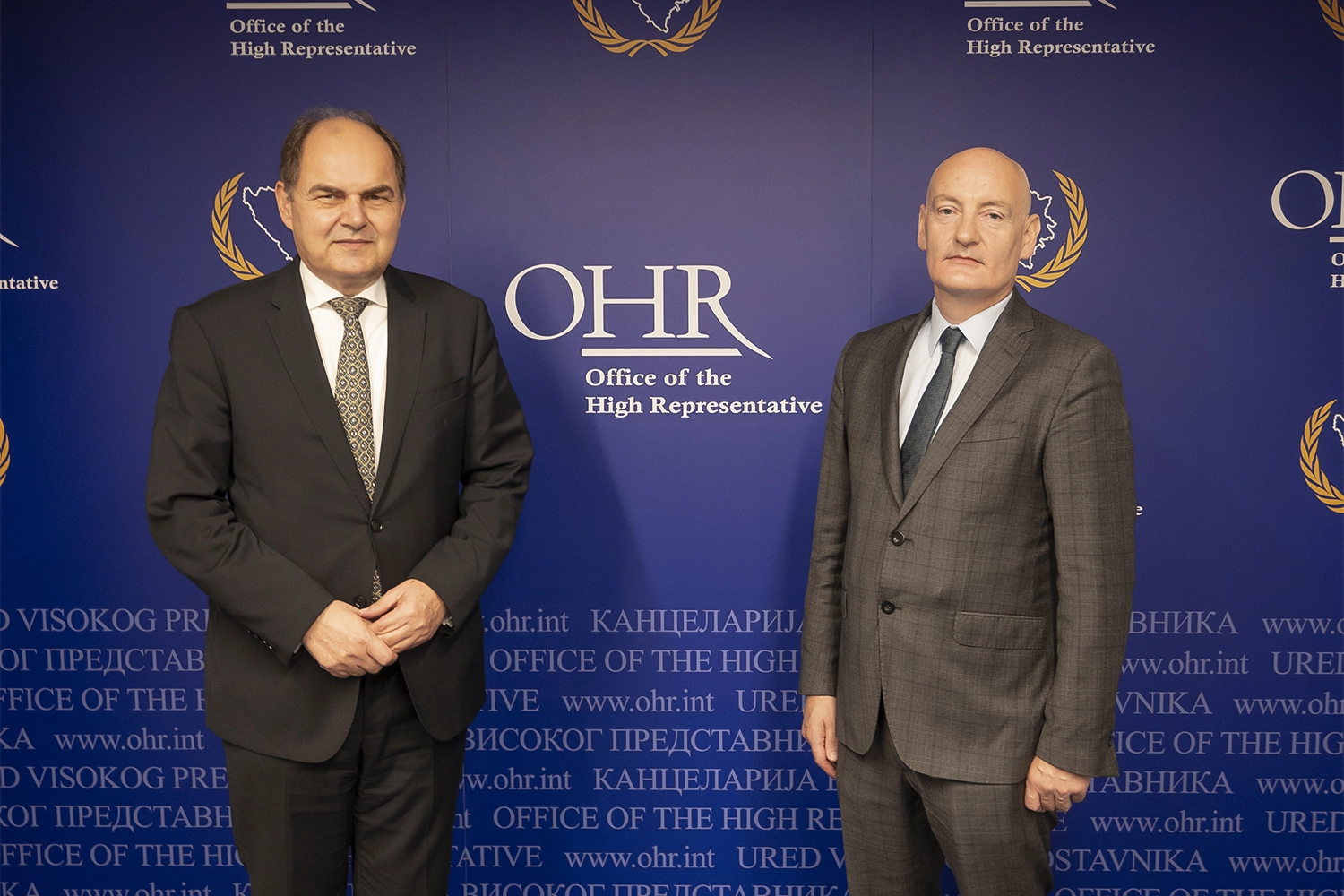 HR Schmidt meets Irish Ambassador to BiH Geiran