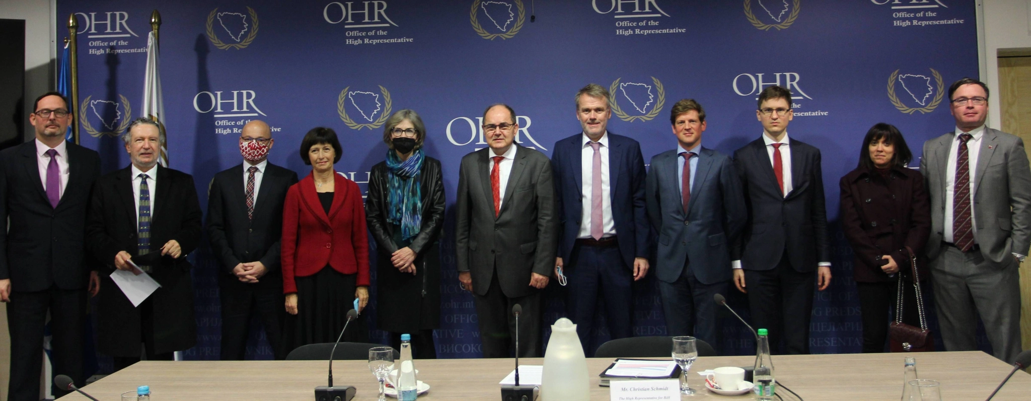 High Representative Schmidt debriefs members of wider International Community