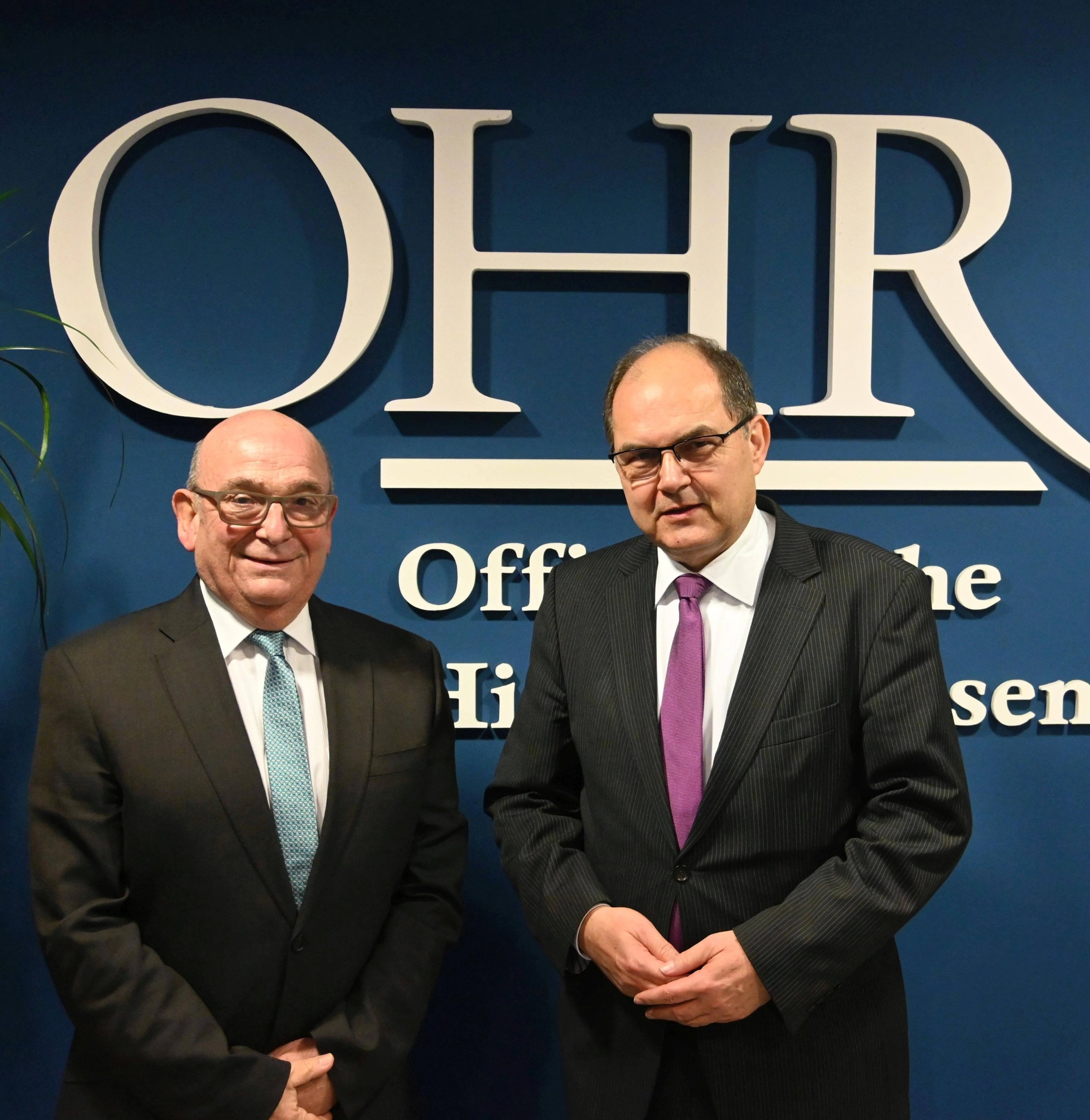 High Representative Christian Schmidt meets with UK’s Special Envoy for the Western Balkans Sir Stuart Peach