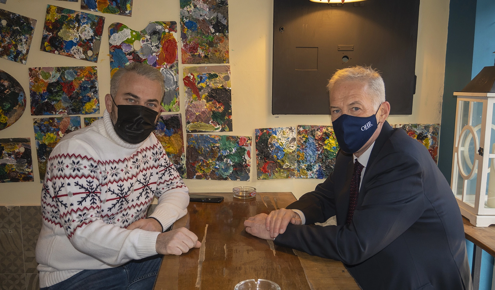 Supervisor meets Head of Association "Beba više" Lazarević