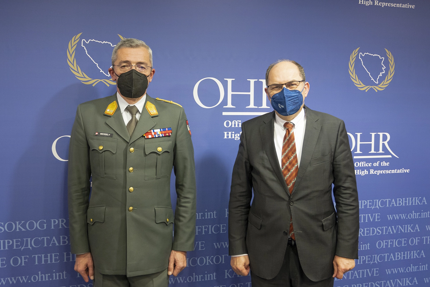 HR Schmidt meets new EUFOR Commander