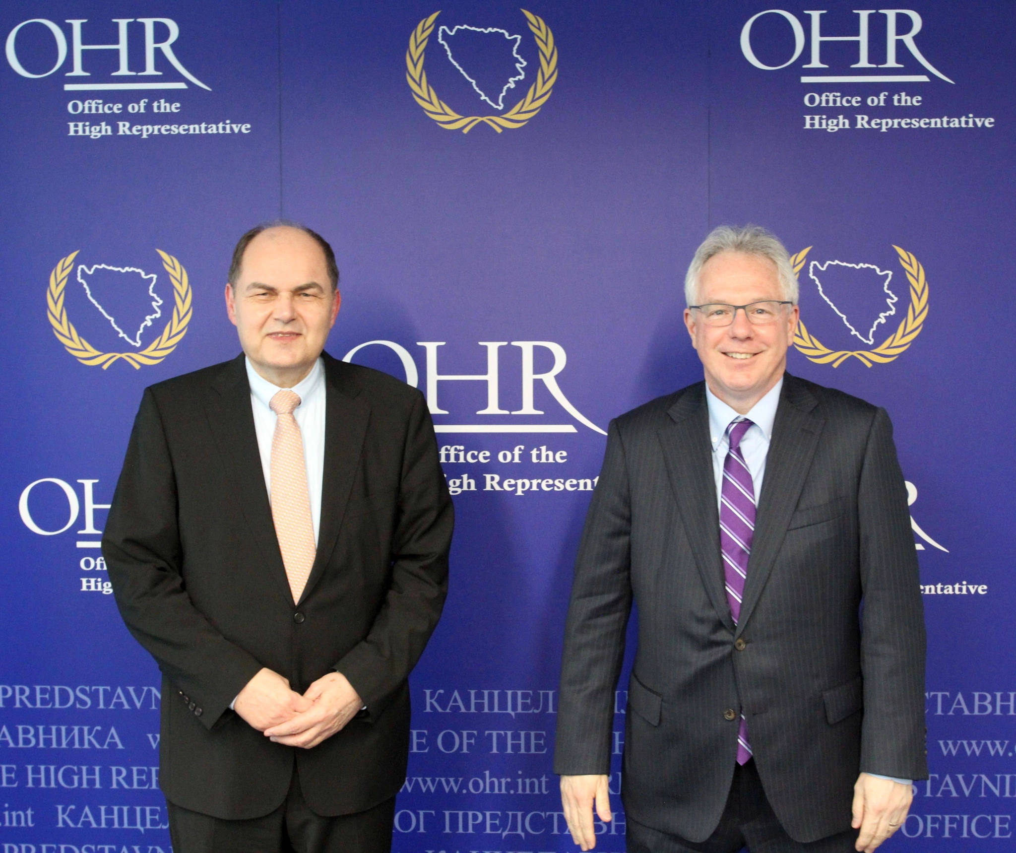 High Representative Christian Schmidt meets the newly appointed US Ambassador to BiH Michael Murphy