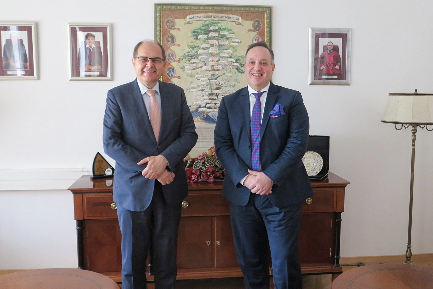 HR Schmidt meets BiH Court President Debevec