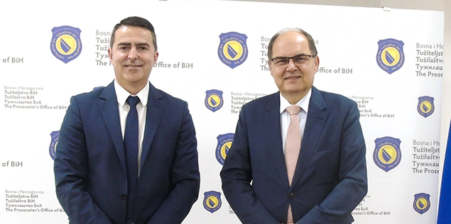 HR Schmidt meets Acting BiH Chief Prosecutor Kajganić