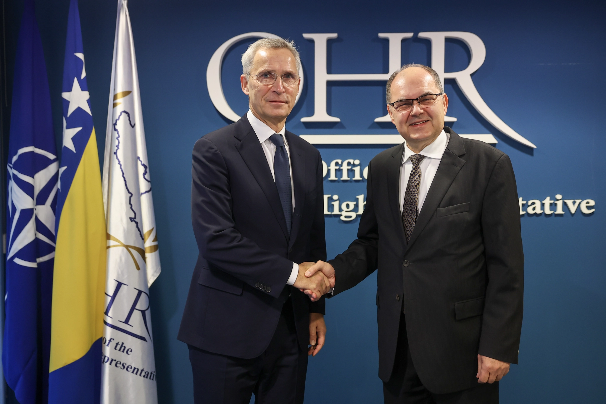 HR Schmidt meets NATO Secretary General: Support to Euro-Atlantic aspirations of BiH
