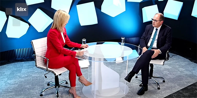 VIDEO: Klix Studio interview with HR Christian Schmidt