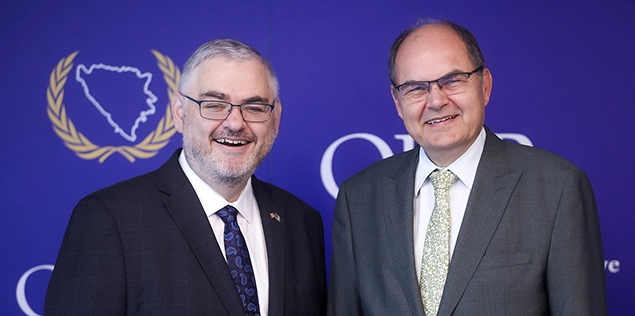 Louis J. Crishock takes over duty as PDHR and Brčko Supervisor