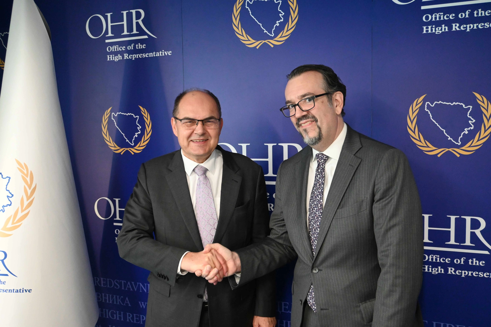 High Representative Schmidt and PDHR/Brčko District Supervisor Crishock meet U.S. Deputy Assistant Secretary for the Western Balkans Kasanof