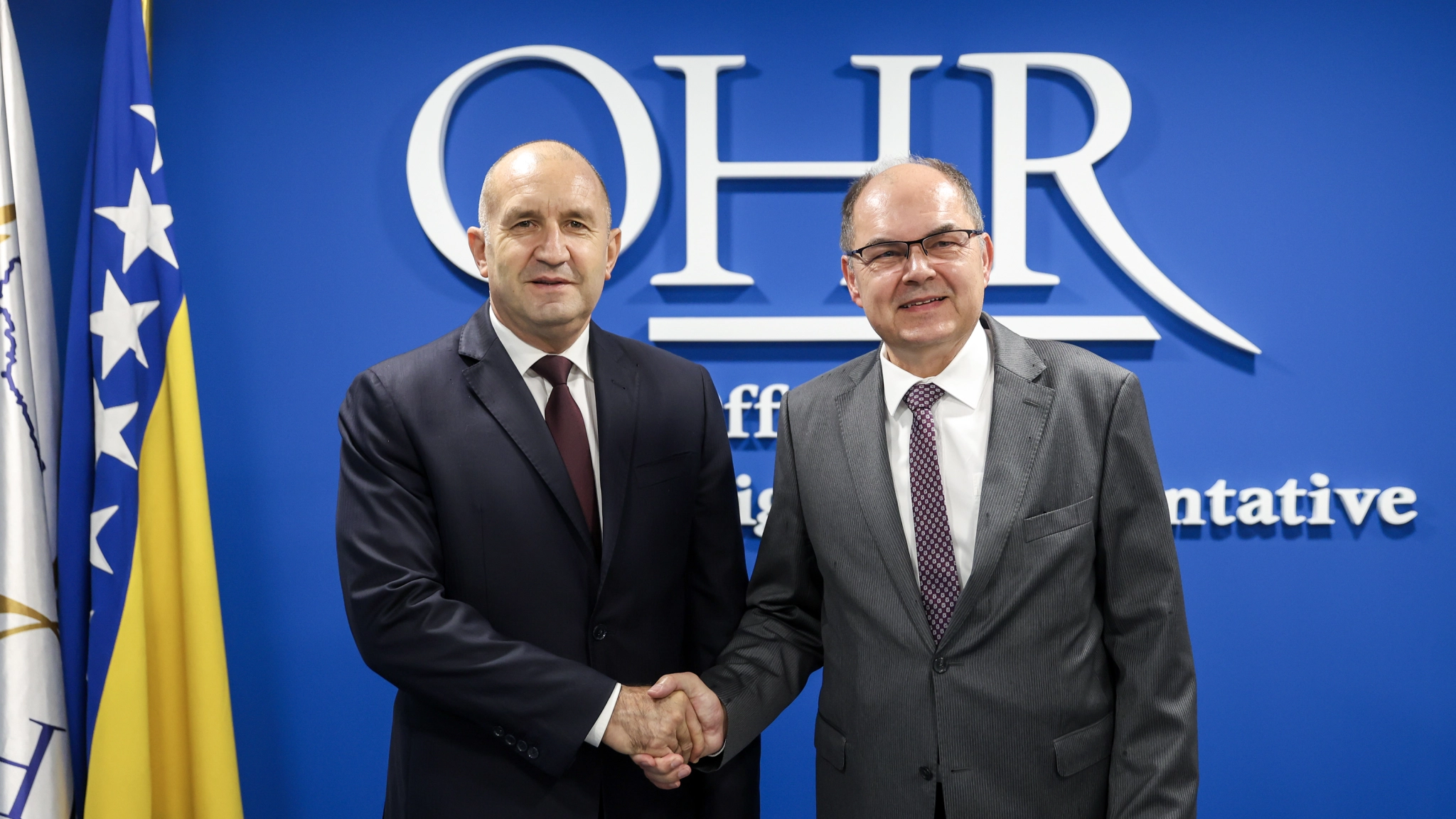 High Representative Schmidt meets President of Bulgaria Radev