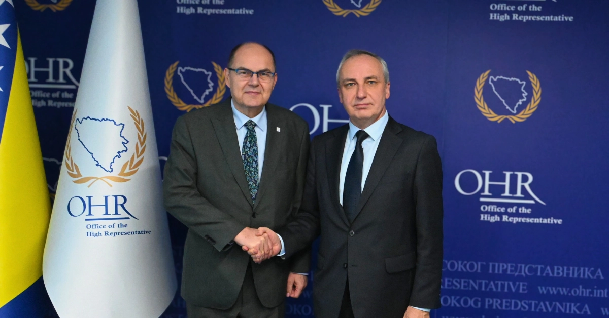 HR Schmidt Meets Newly Appointed Ambassador of Ukraine