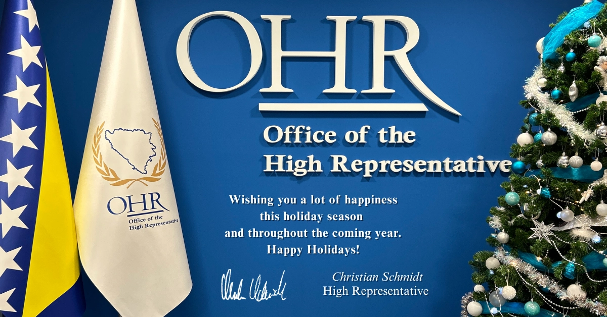 HR Schmidt: Holiday greetings