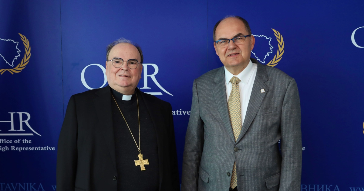 HR Schmidt meets Bishop Meier to discuss interreligious dialogue and cooperation