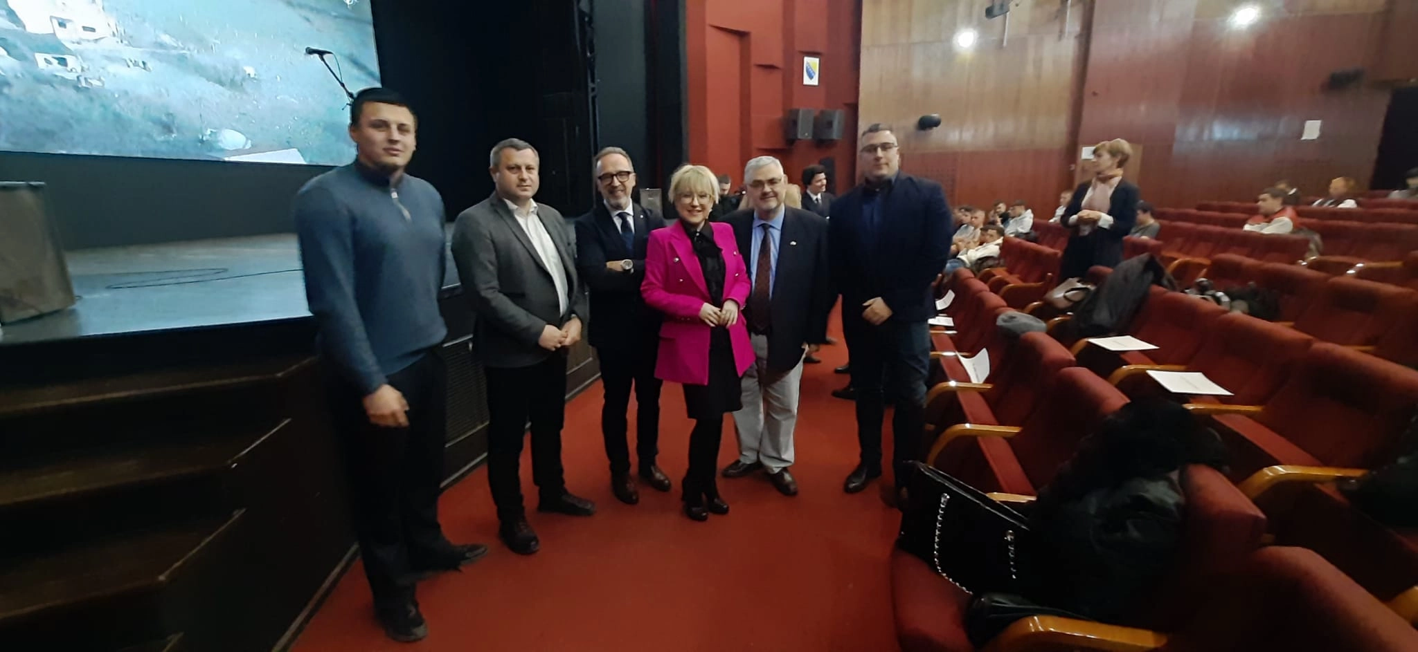 Supervisor Crishock attends NATO-sponsored movie screening in Brčko