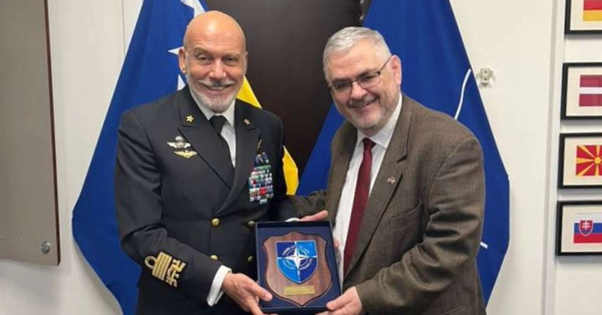 PDHR meets Chair of the NATO Military Committee, Admiral Giuseppe Cavo Dragone