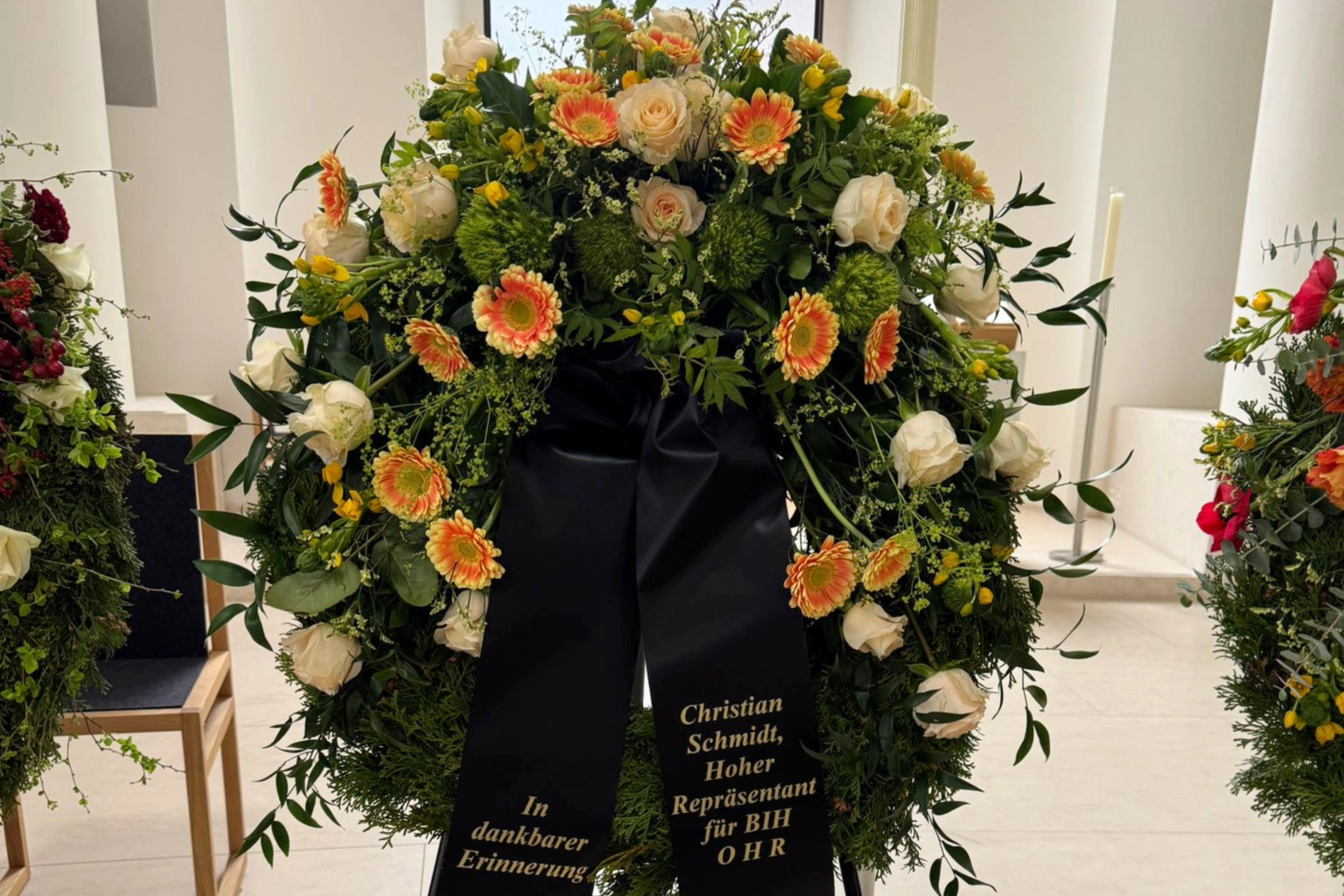 High Representative Christian Schmidt attended the requiem and funeral in Berlin