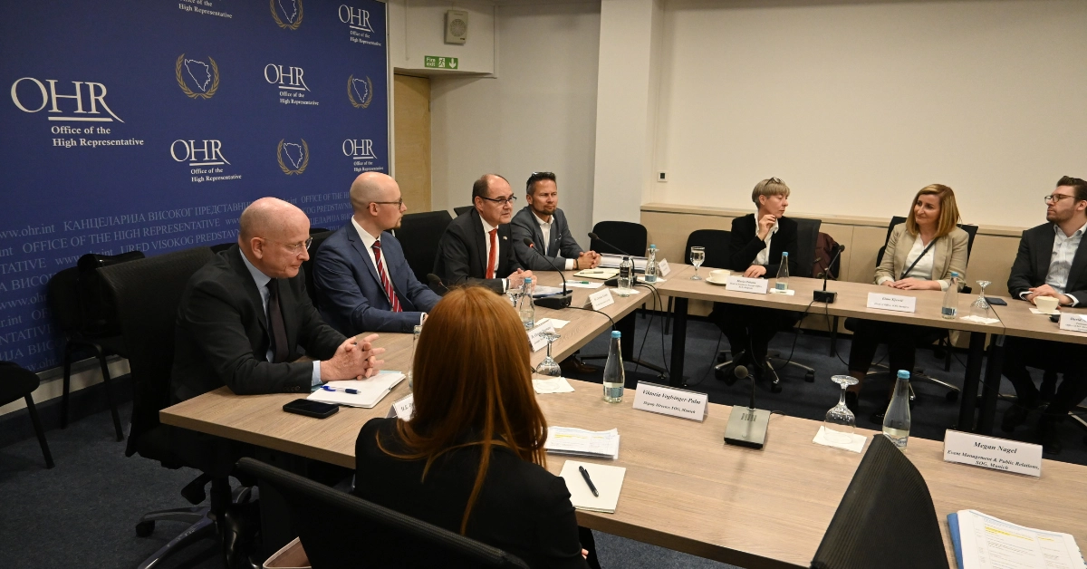 High Representative Christian Schmidt meeting Southeast Europe Association