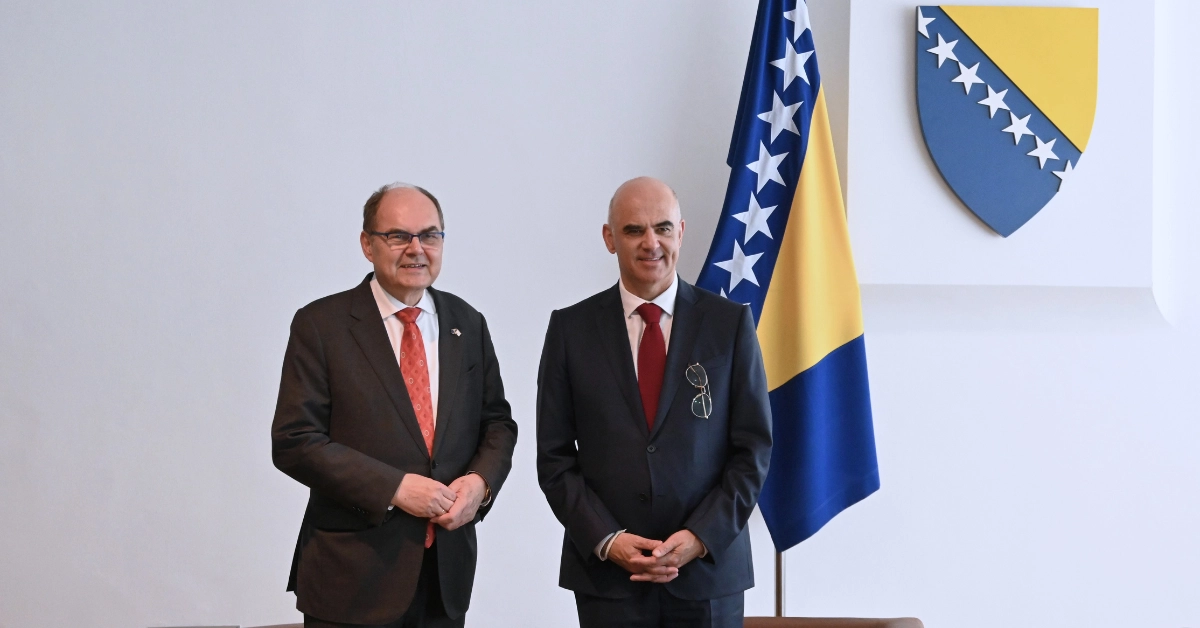 High Representative Christian Schmidt meeting Alain Berset, Secretary General of the Council of Europe