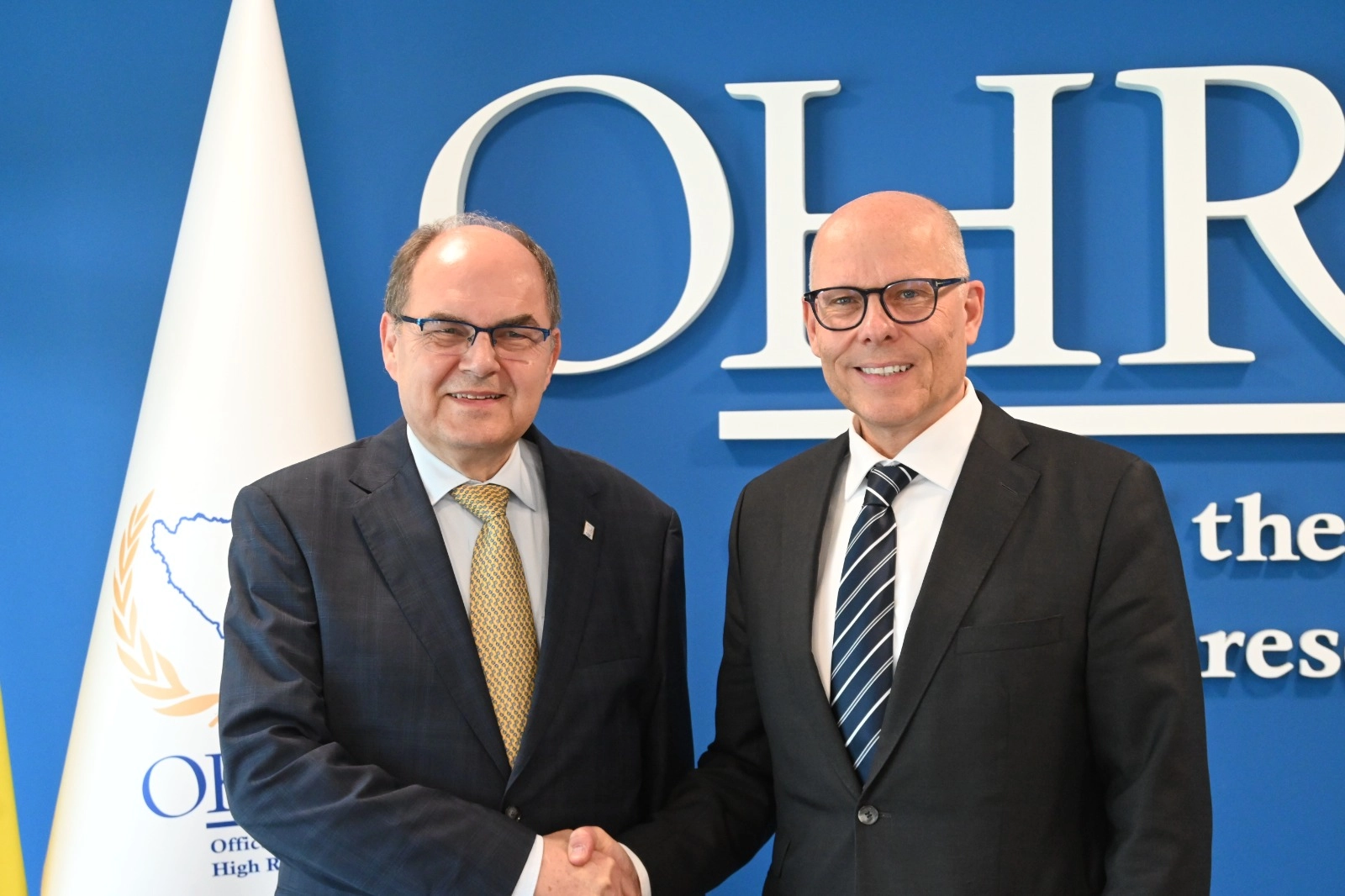 High Representative Schmidt Meets German Bundestag Member Peter Beyer
