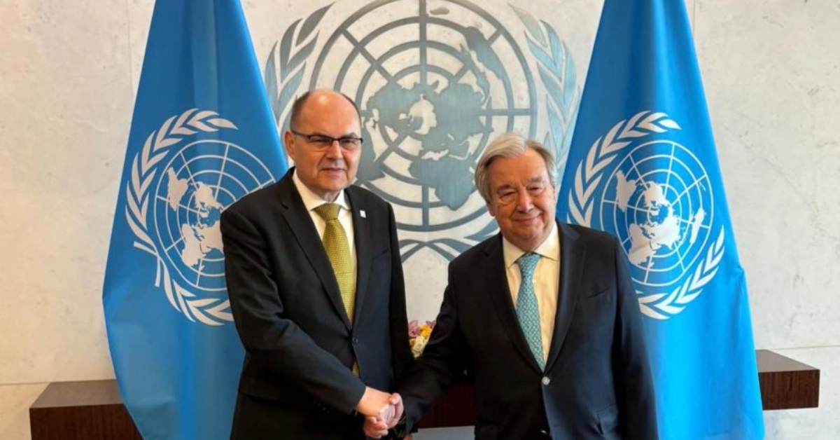 High Representative Christian Schmidt meets UN Secretary-General António Guterres
