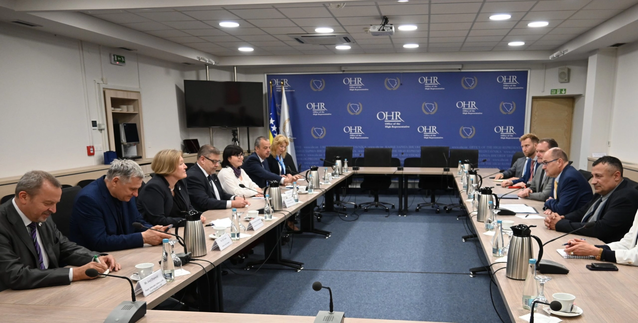 High Representative meets with the delegation of Senate of the Parliament of the Czech Republic