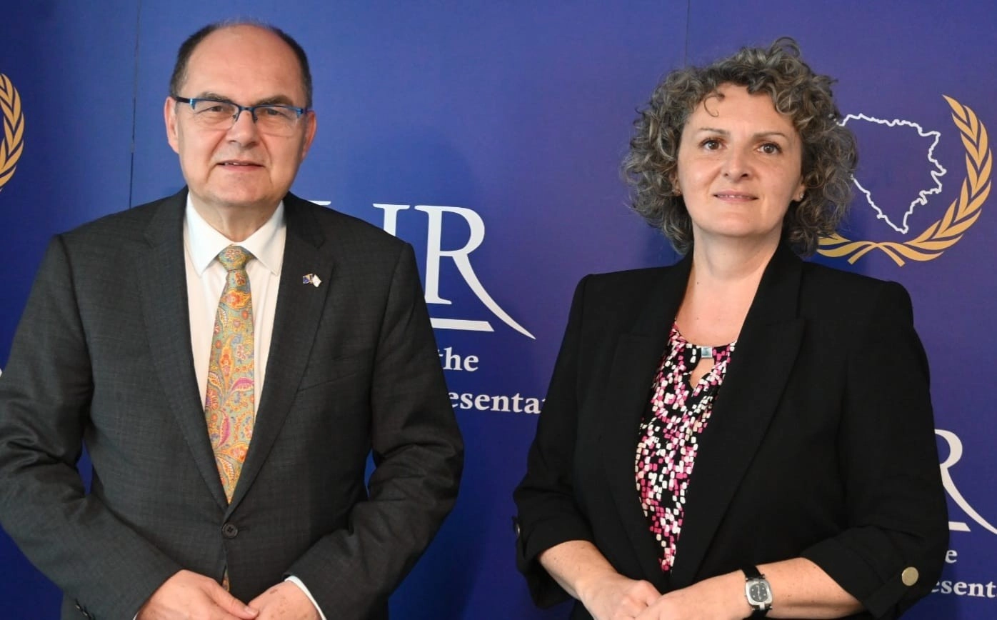 High Representative Christian Schmidt meets Jasmina Selimović, Governor of the Central Bank of Bosnia and Herzegovina