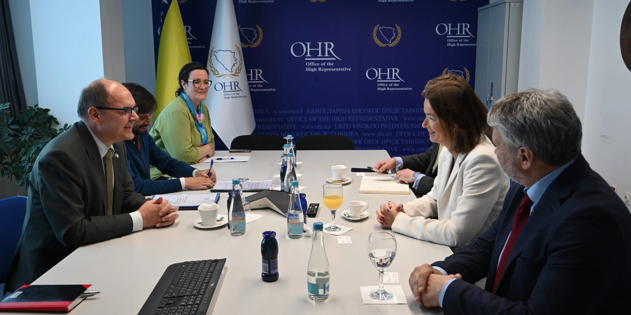 High Representative Schmidt meets NDI pre-election assessment mission