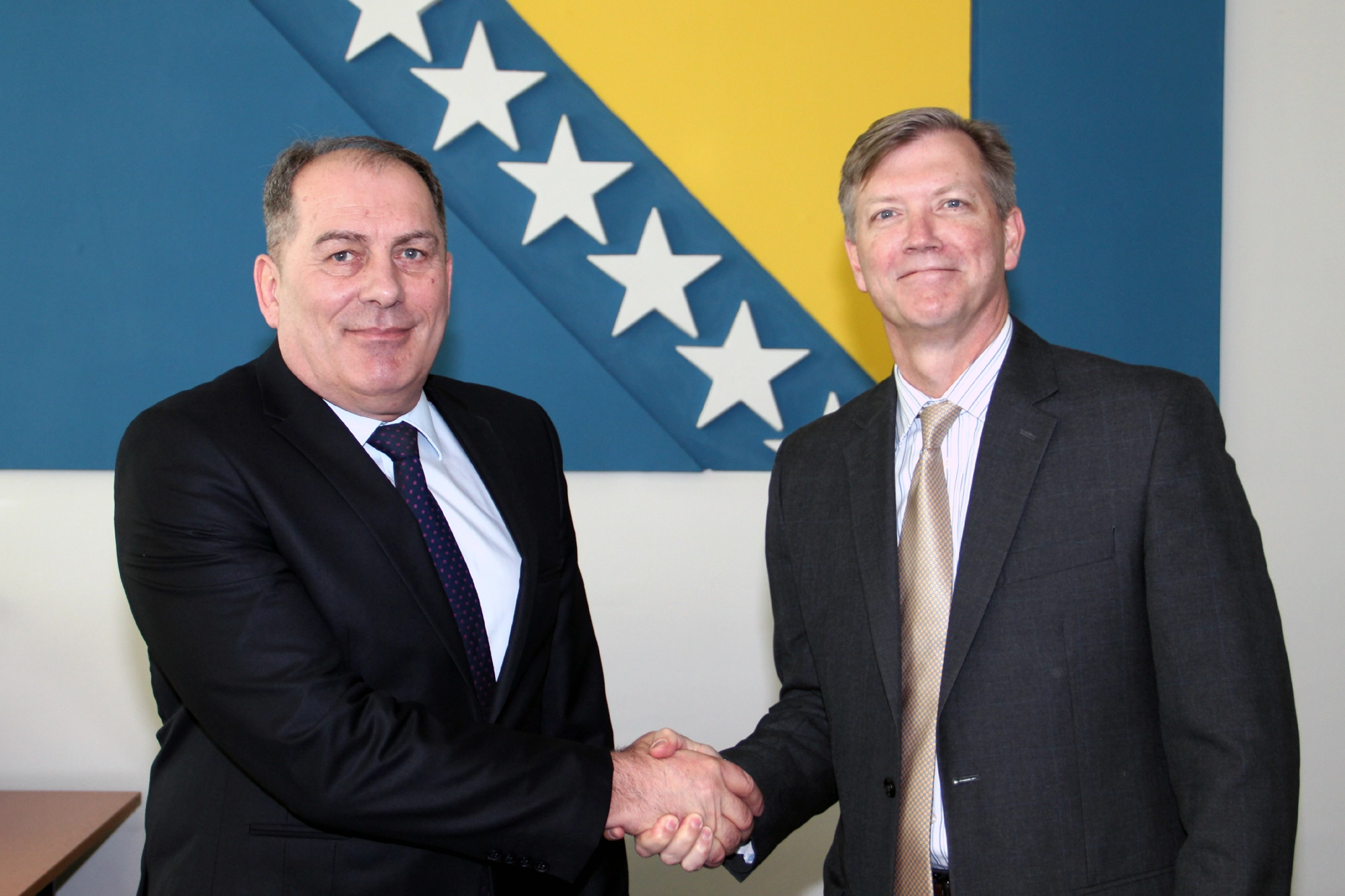 PDHR Bruce Berton visits Ministry of Security of BiH