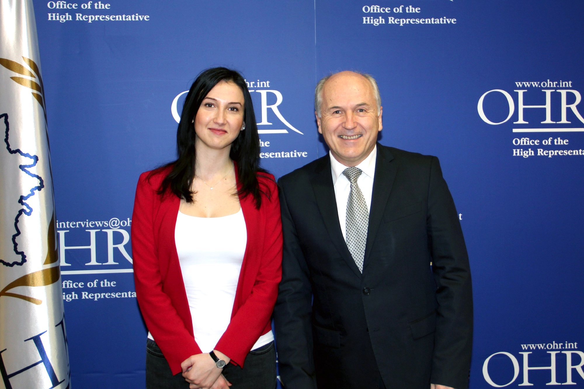HR Inzko meets with Swedish Education Minister Hadzialic