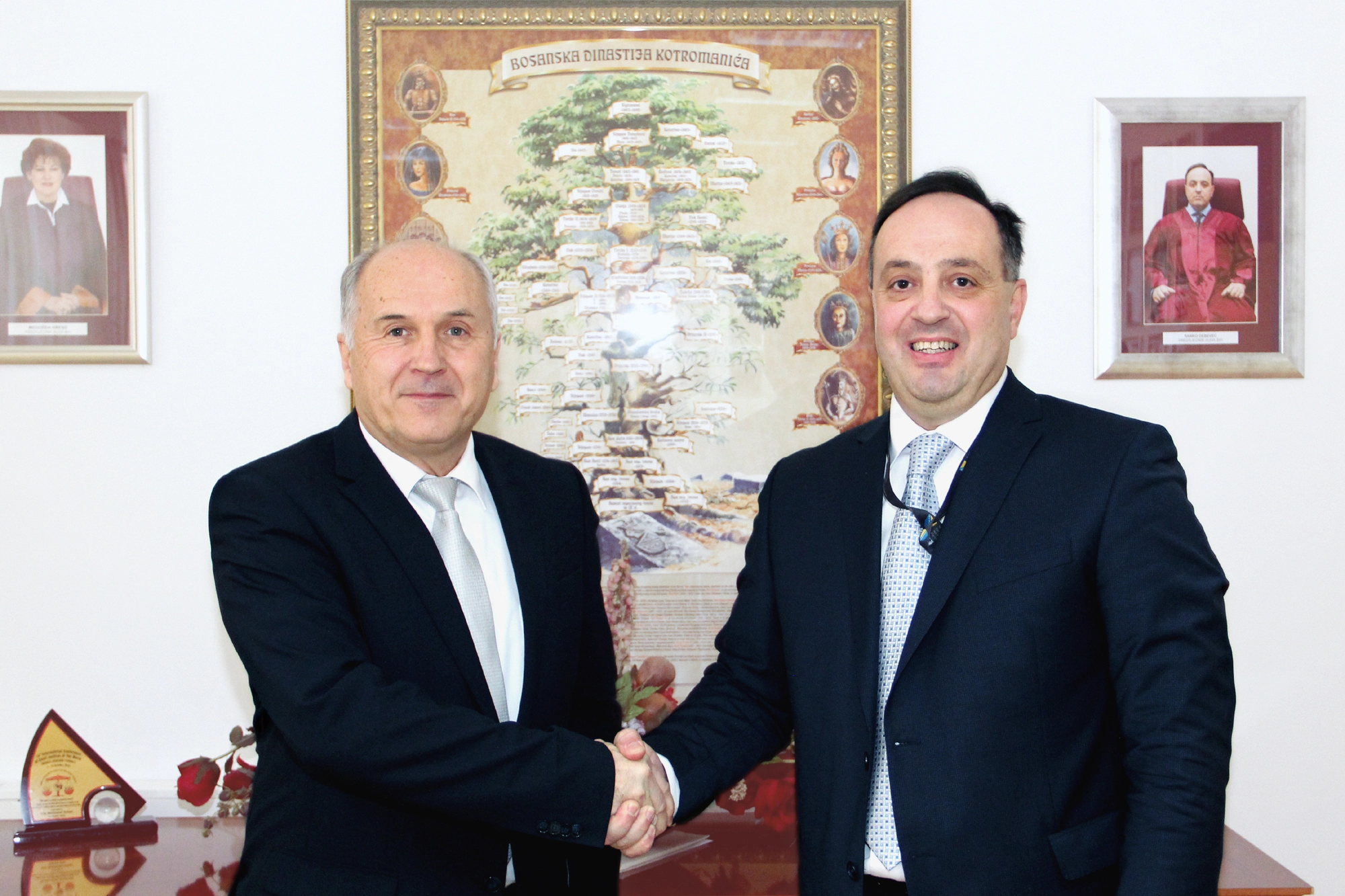 High Representative Inzko meets President of the Court of BiH Debevec