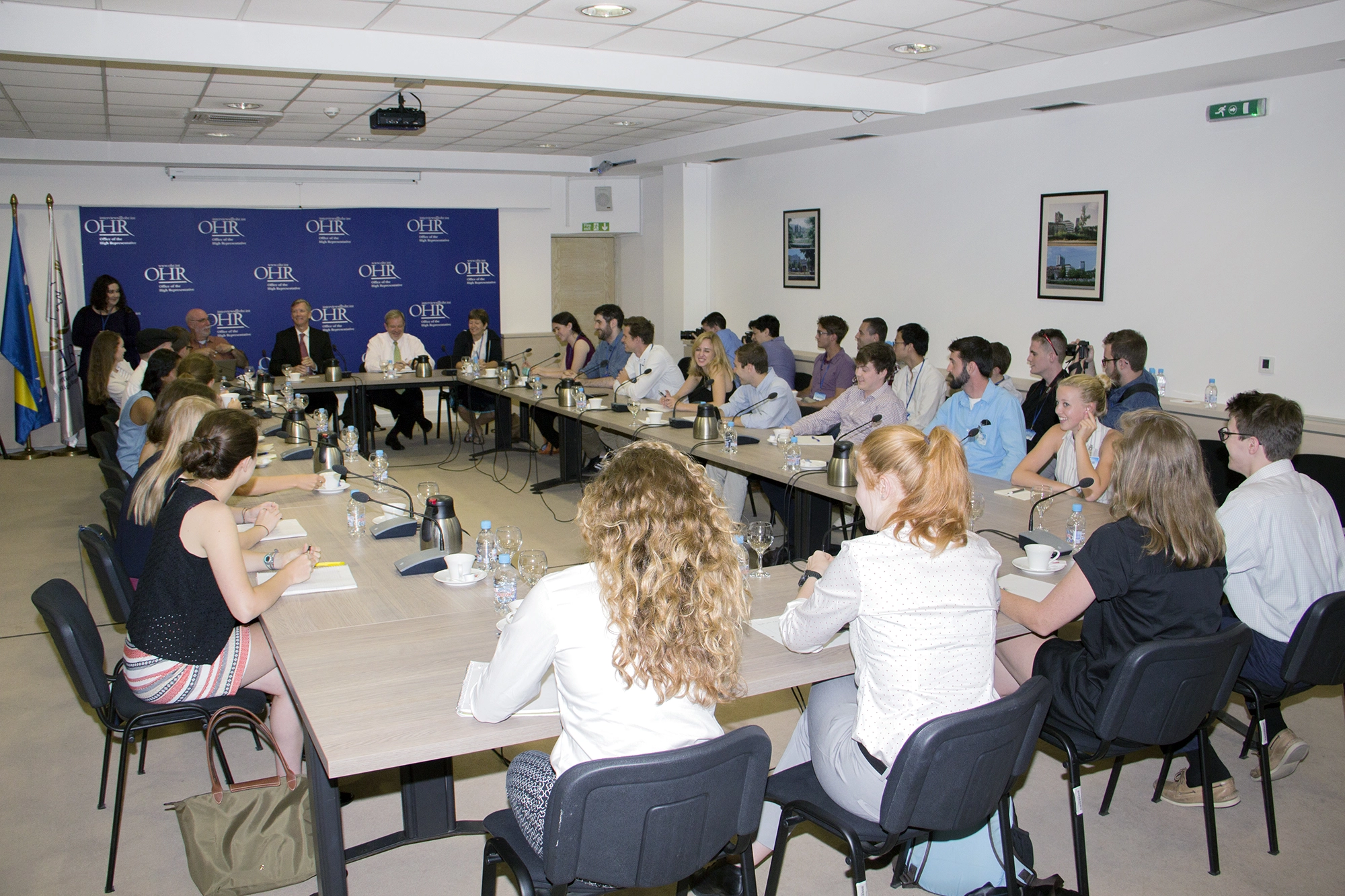 University of North Carolina students visit OHR