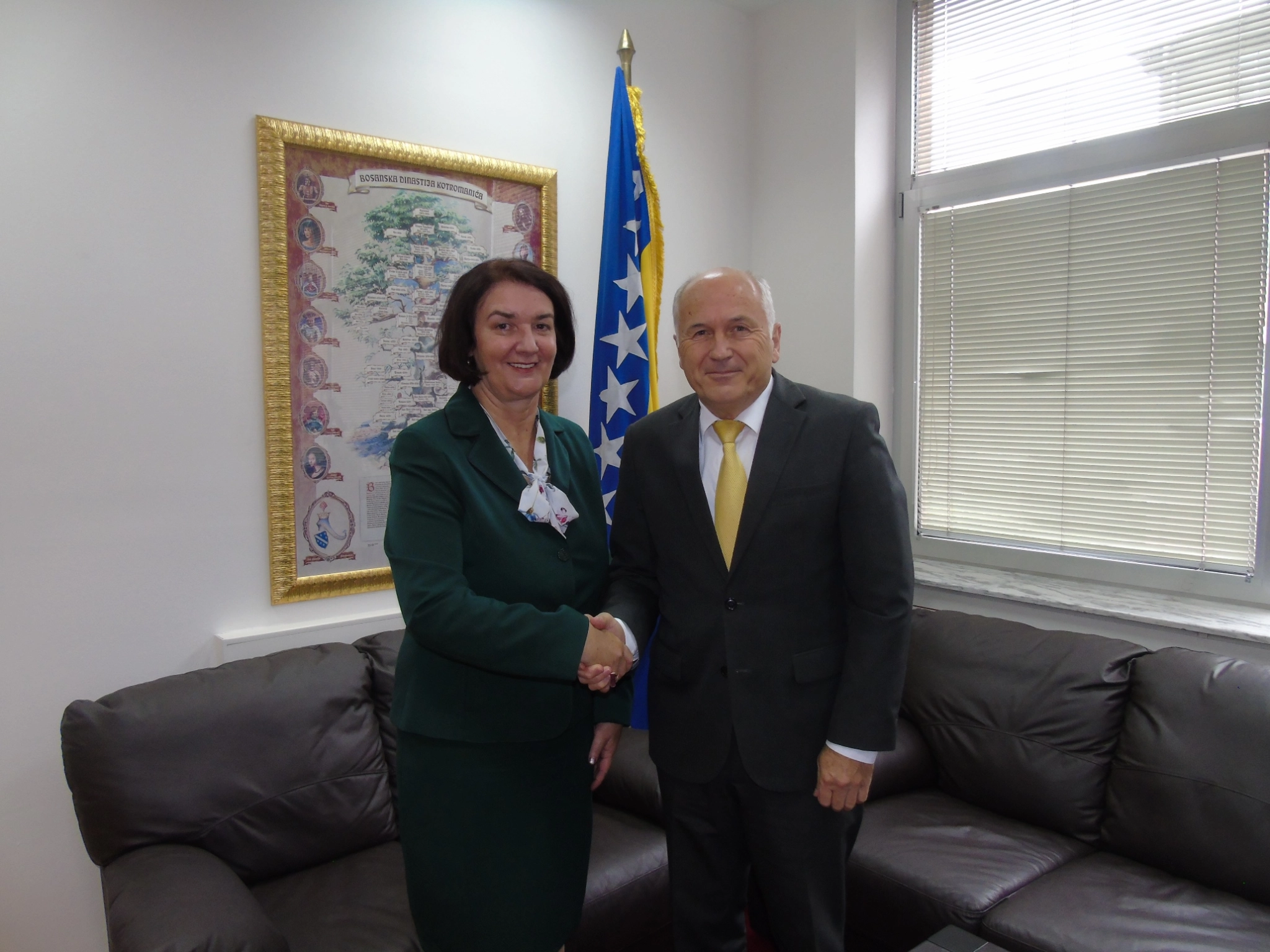 High Representative Inzko meets Acting Chief Prosecutor Tadic
