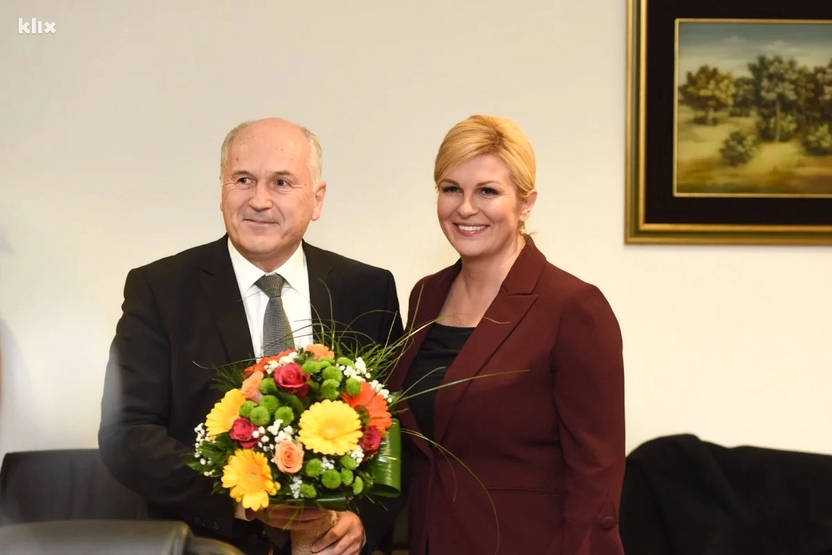 HR Inzko meets Croatian President Grabar-Kitarovic