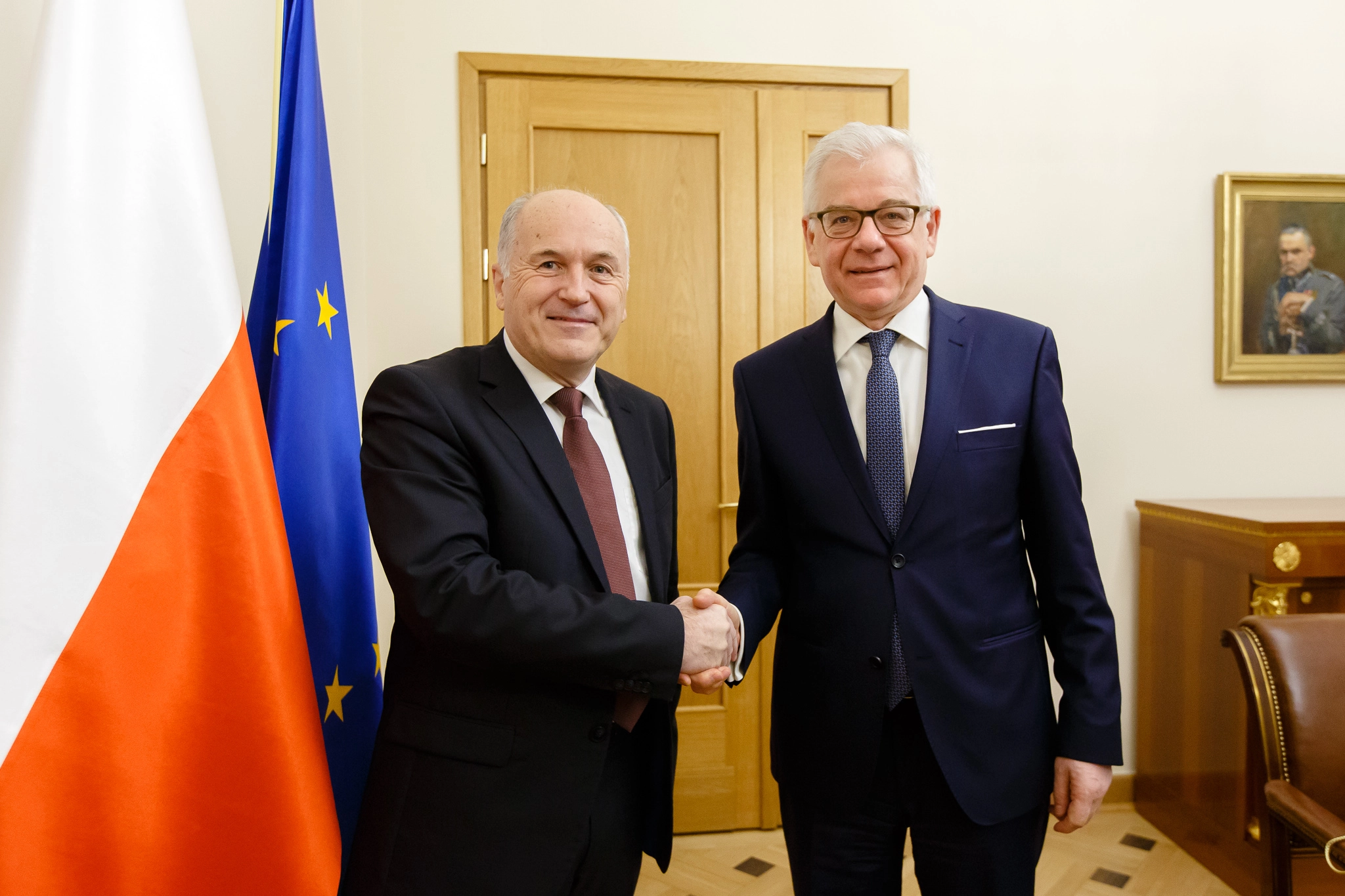 High Representative Inzko meets Polish Foreign Affairs Minister Czaputowicz